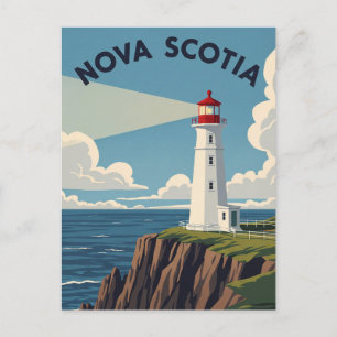 Postal Faro de Canadá Nueva Escocia