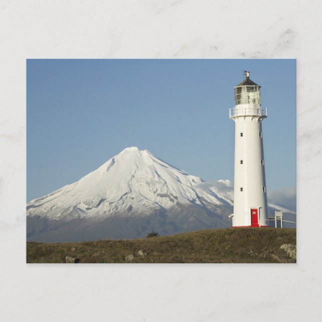 Postal Faro de Cape Egmont y Mt Taranaki / Mt (Anverso)