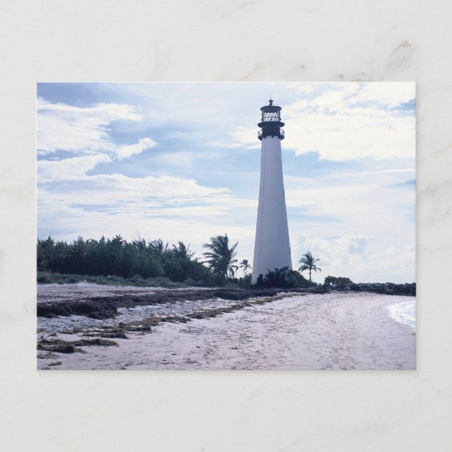 Postal Faro de Cape Florida (Anverso)