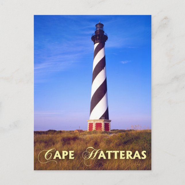 Postal Faro de Cape Hatteras, Carolina del Norte (Anverso)