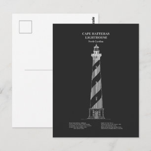 Postal Faro de Cape Hatteras - Carolina del Norte - PD