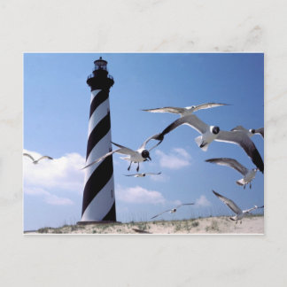 Postal Faro de Cape Hatteras Faro de Carolina del Norte