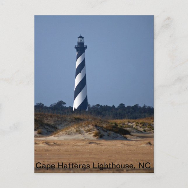 Postal Faro de Cape Hatteras - Guardián del Atlántico (Anverso)