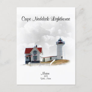 Postal Faro de Cape Neddick - Maine