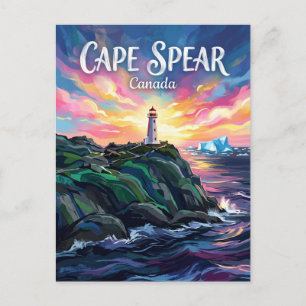 Postal Faro de Cape Spear Canadá