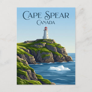 Postal Faro de Cape Spear Canadá