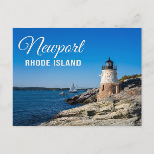 Postal Faro de Castle Hill Newport Rhode Island RI
