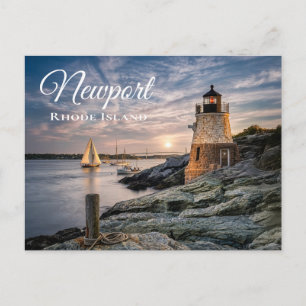 Postal Faro de Castle Hill Newport Rhode Island RI