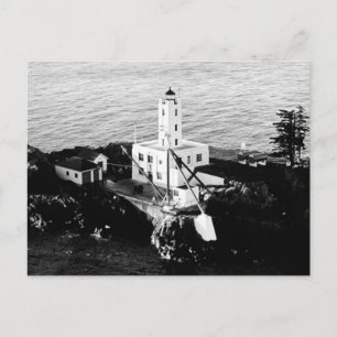 Postal Faro de cinco islas del dedo