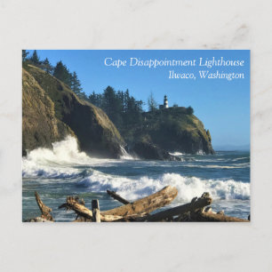 Postal Faro de decepción del Cabo, Washington