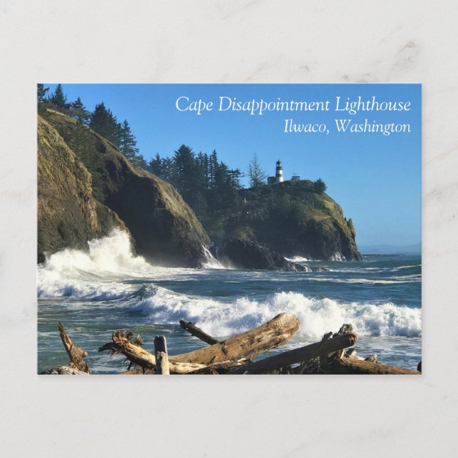 Postal Faro de decepción del Cabo, Washington (Anverso)