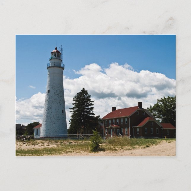 Postal Faro de Fort Gratiot (Anverso)