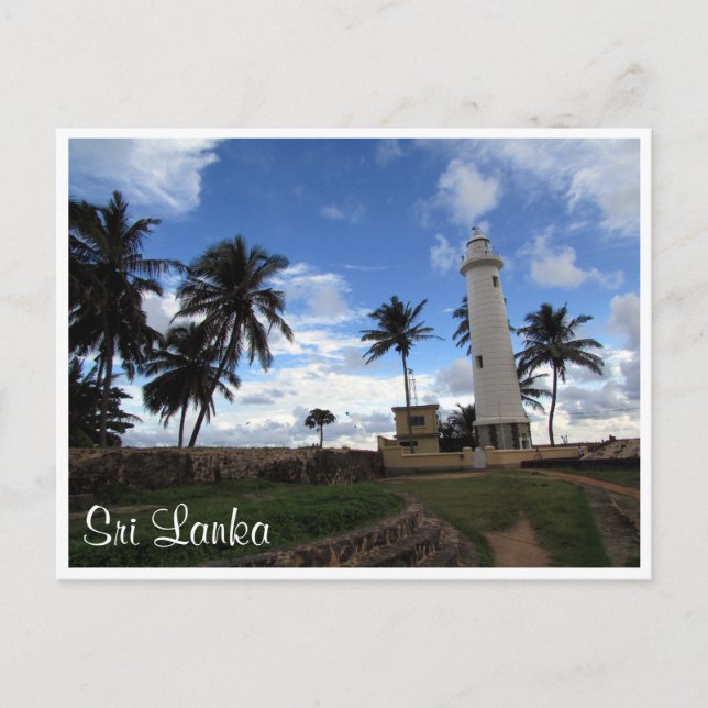 Postal faro de galle fort (Anverso)