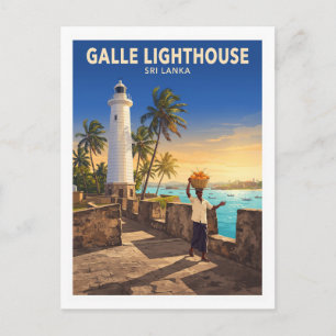 Postal Faro de Galle Sri Lanka Viajes