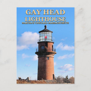 Postal Faro de Gay Head, Martha's Vineyard MA