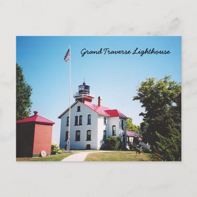 Postal Faro de Grand Traverse (Anverso)