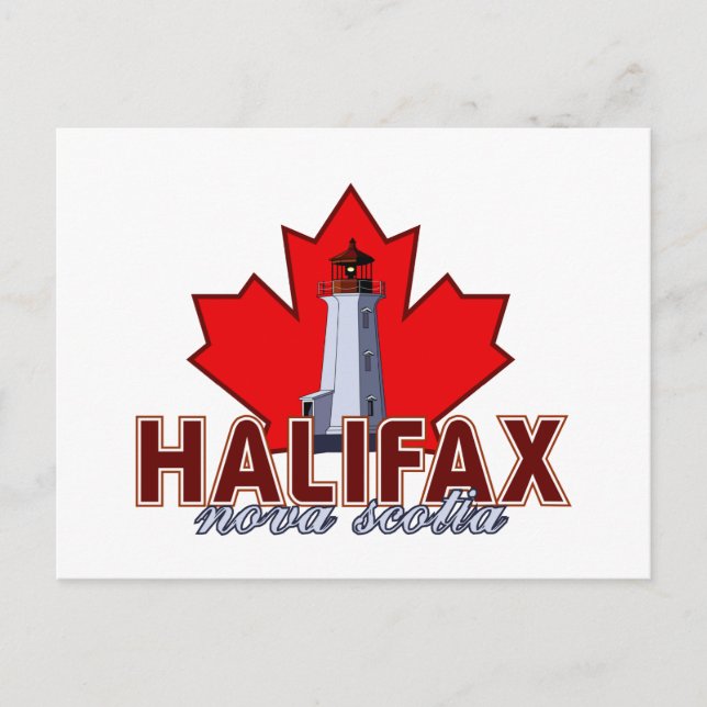 Postal Faro de Halifax (Anverso)