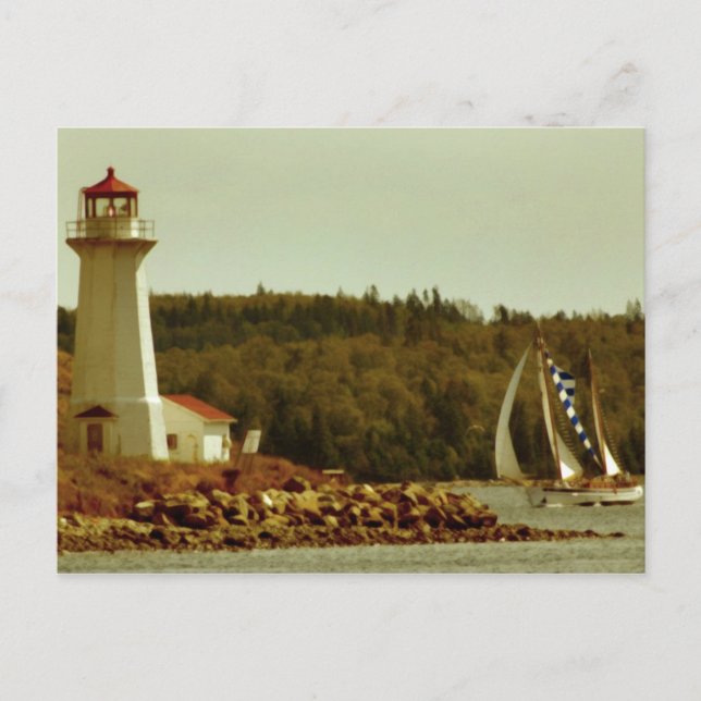 Postal Faro de Halifax (Anverso)