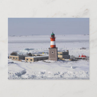 Postal Faro de Harmaja Helsinki Postcard Finlandia