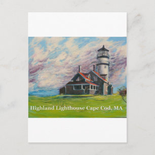 Postal Faro de Highland Cape Cod, MAMÁES