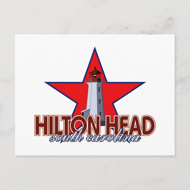 Postal Faro de Hilton Head (Anverso)