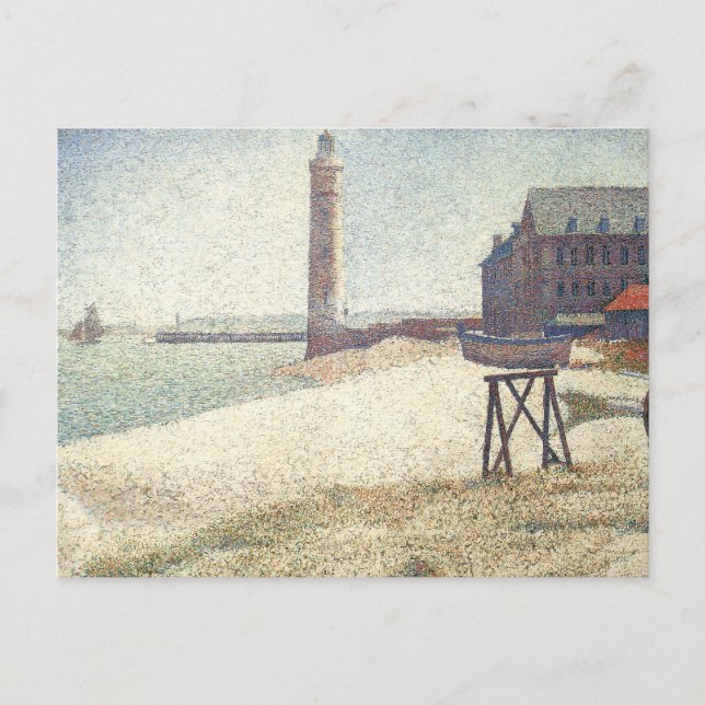 Postal Faro de Honfleur (Anverso)