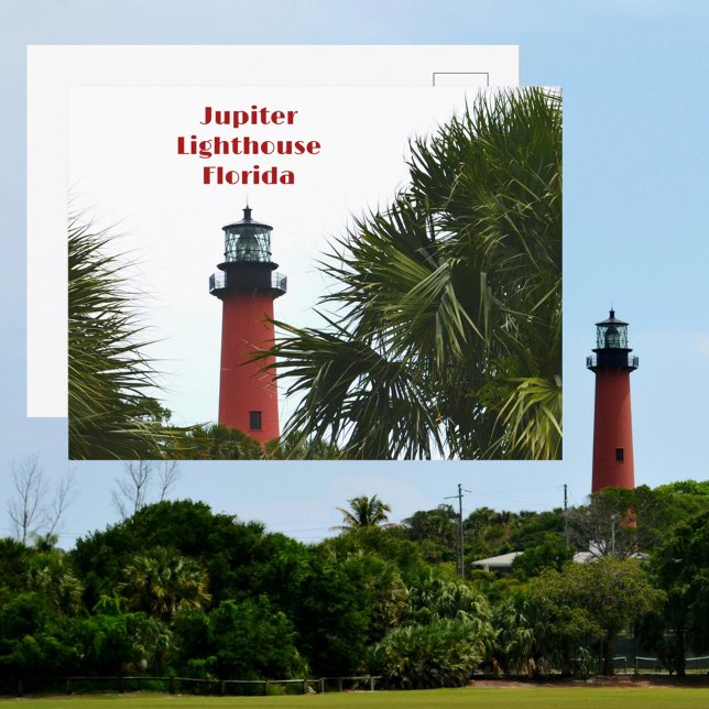 Postal Faro de Júpiter Fotografía Florida (Subido por el creador)