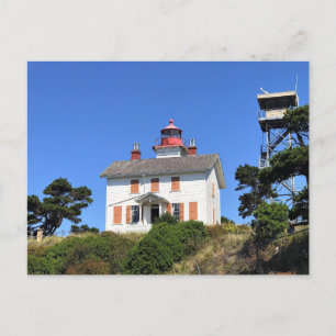 Postal Faro de la Bahía Yaquina, Newport, Oregón