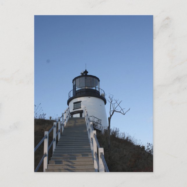 Postal Faro de la cabeza de Owl (Anverso)