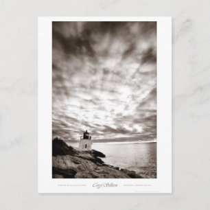 Postal Faro de la colina del castillo