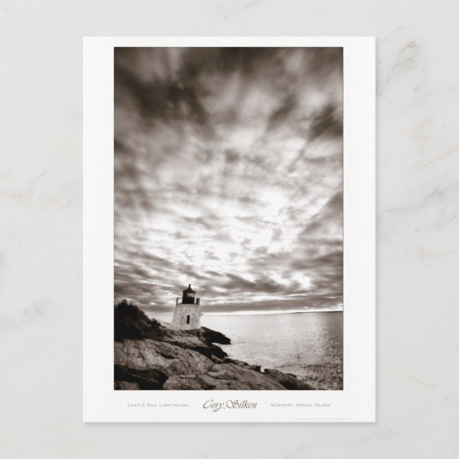 Postal Faro de la colina del castillo (Anverso)