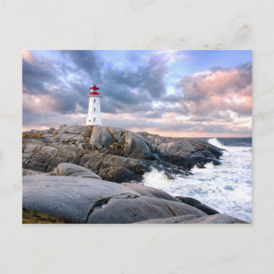 Postal Faro de la ensenada de Peggy
