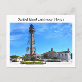 Postal Faro de la isla de Sanibel, Florida