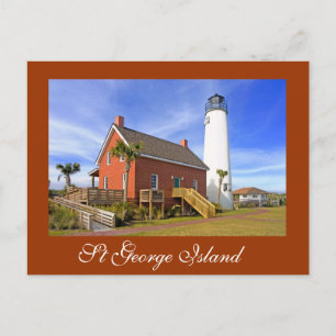 Postal Faro de la isla de St George, Florida