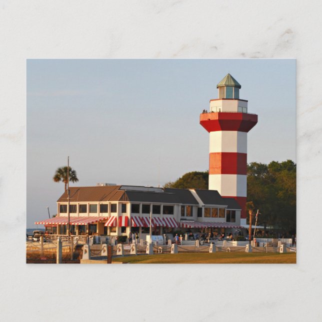 Postal Faro de la isla Hilton Head (Anverso)