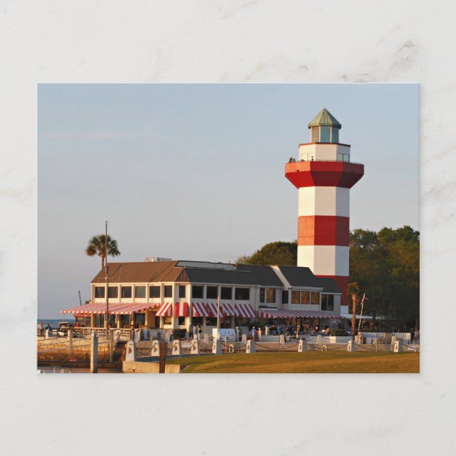 Postal Faro de la isla Hilton Head (Anverso)