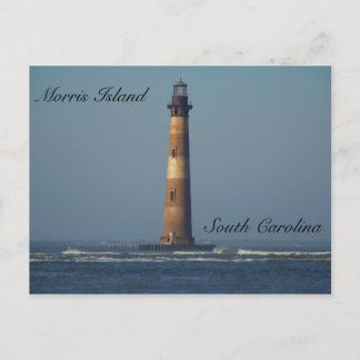 Postal Faro de la isla Morris