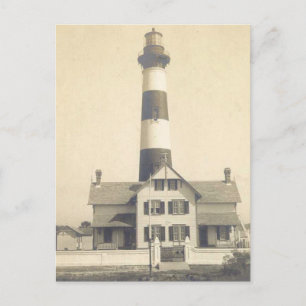 Postal Faro de la isla Morris