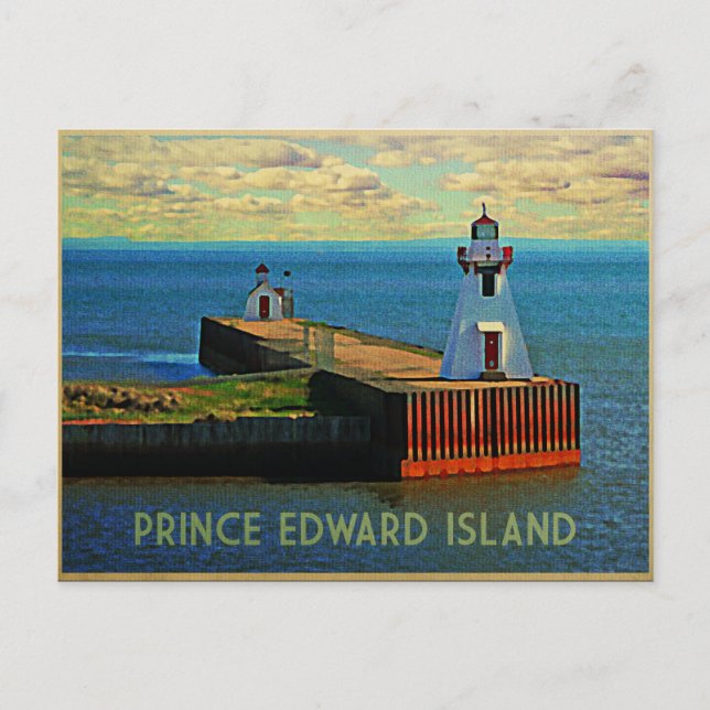 Postal Faro de la Isla Prince Edward (Anverso)