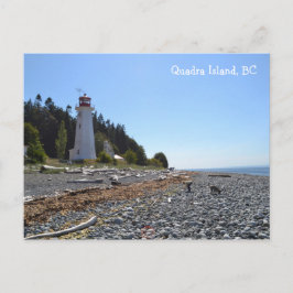 Postal Faro de la isla Quadra