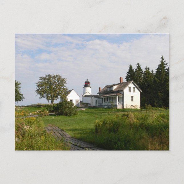 Postal Faro de la isla quemada-postal (Anverso)