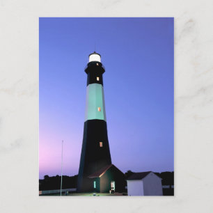 Postal Faro de la isla Tybee
