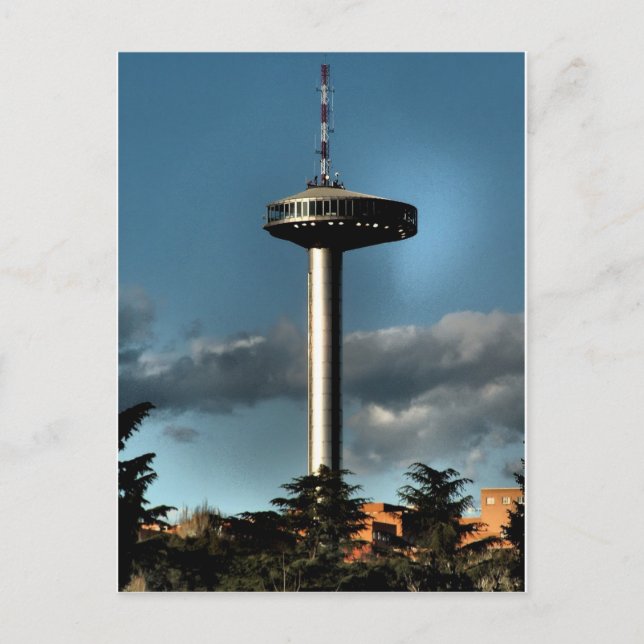 Postal Faro de la Moncloa, Madrid (Anverso)