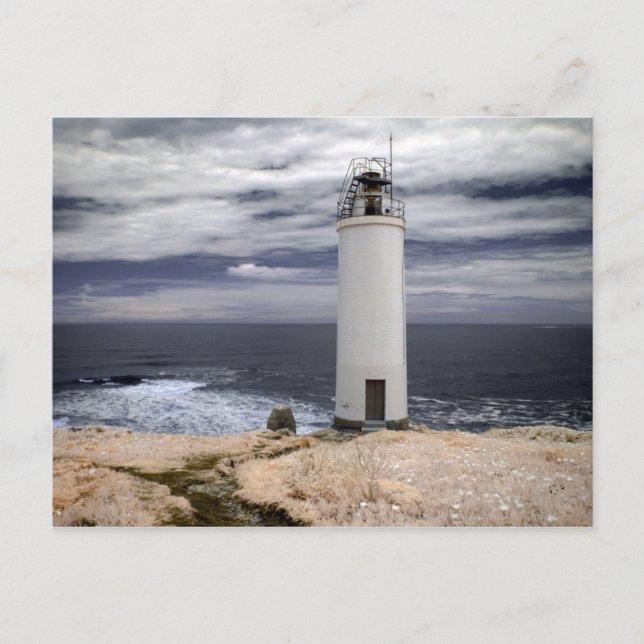 Postal Faro de Laxe | Galicia, España (Anverso)