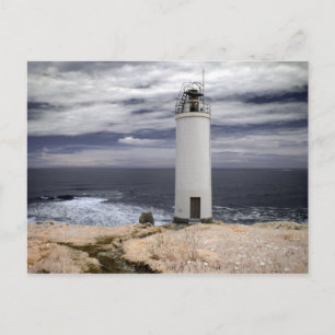 Postal Faro de Laxe Galicia, España