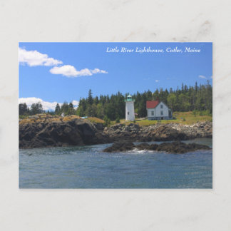 Postal Faro de Little River, Cutler Maine