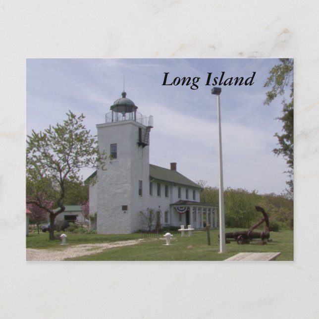 Postal Faro de Long Island 4 (Anverso)