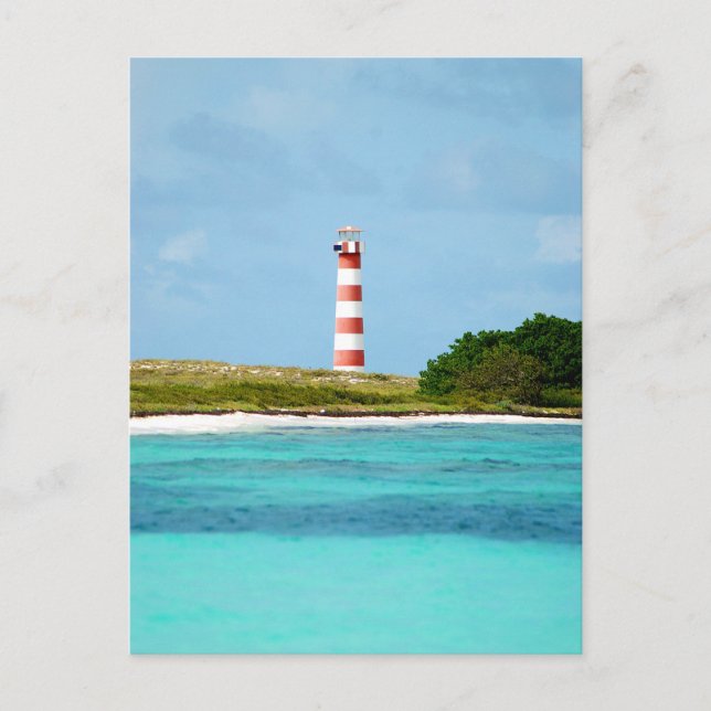 Postal Faro de Los Roques - Venezuela (Anverso)