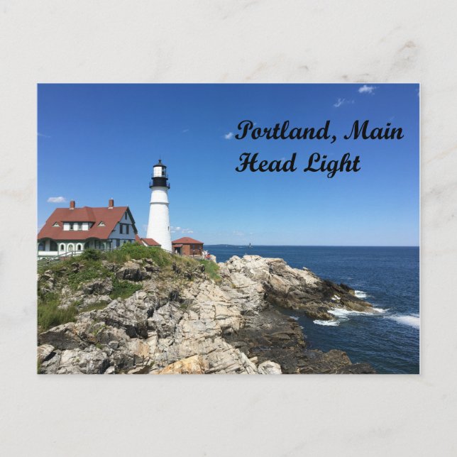 Postal Faro de luz principal de Portland 2017 (Anverso)