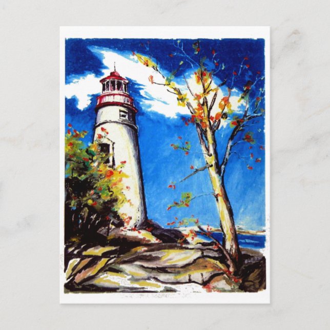 Postal Faro de Marblehead (Anverso)